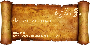 Ősze Zelinda névjegykártya